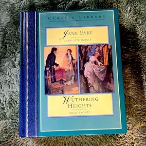 Jane Eyre & Wuthering Heights by Brontë Sisters, HC 1996 Classic Library